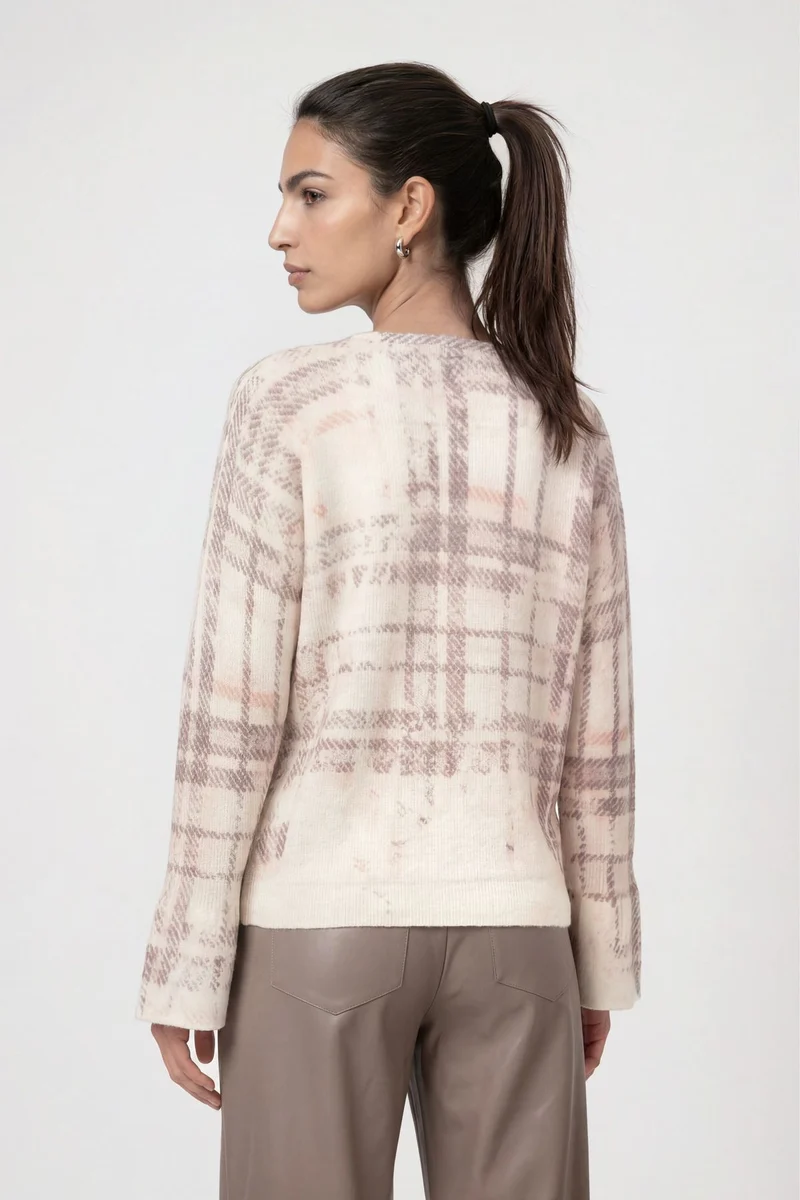 Pullover, pearly gemustert
