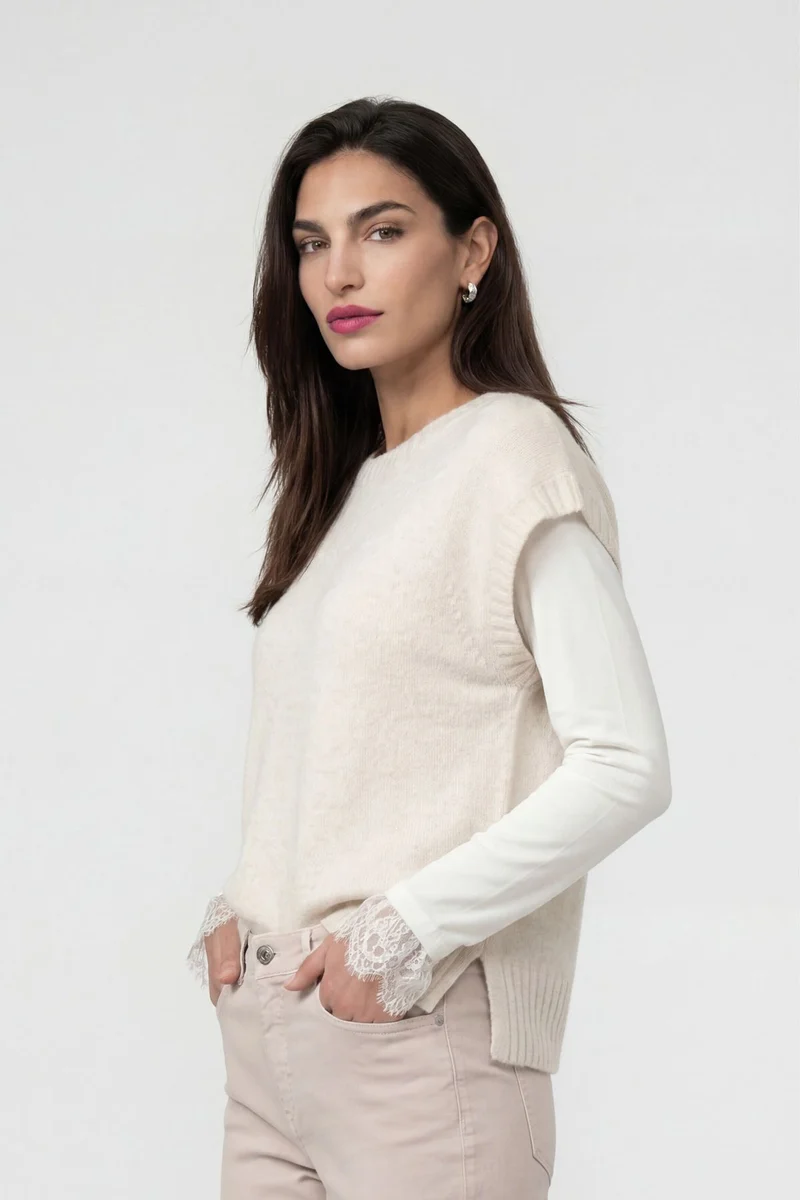 Pullunder, pearly