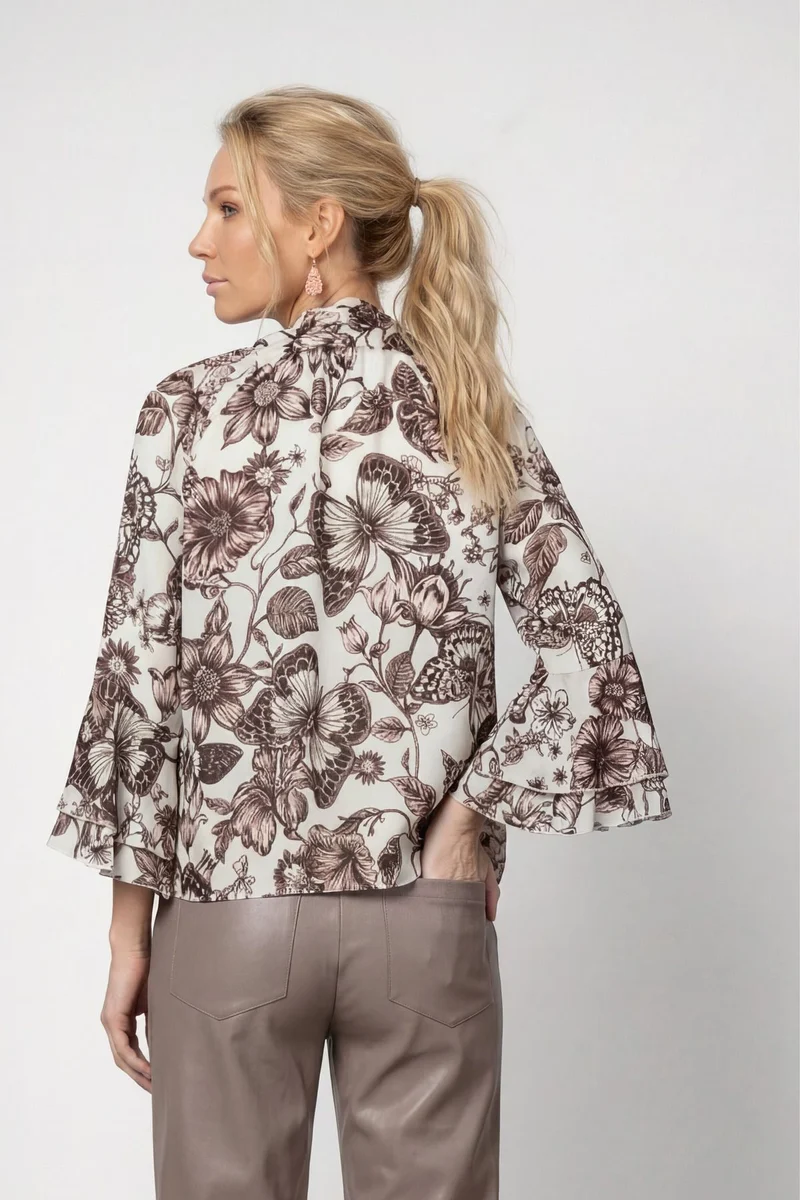 Bluse mit Blumenmuster