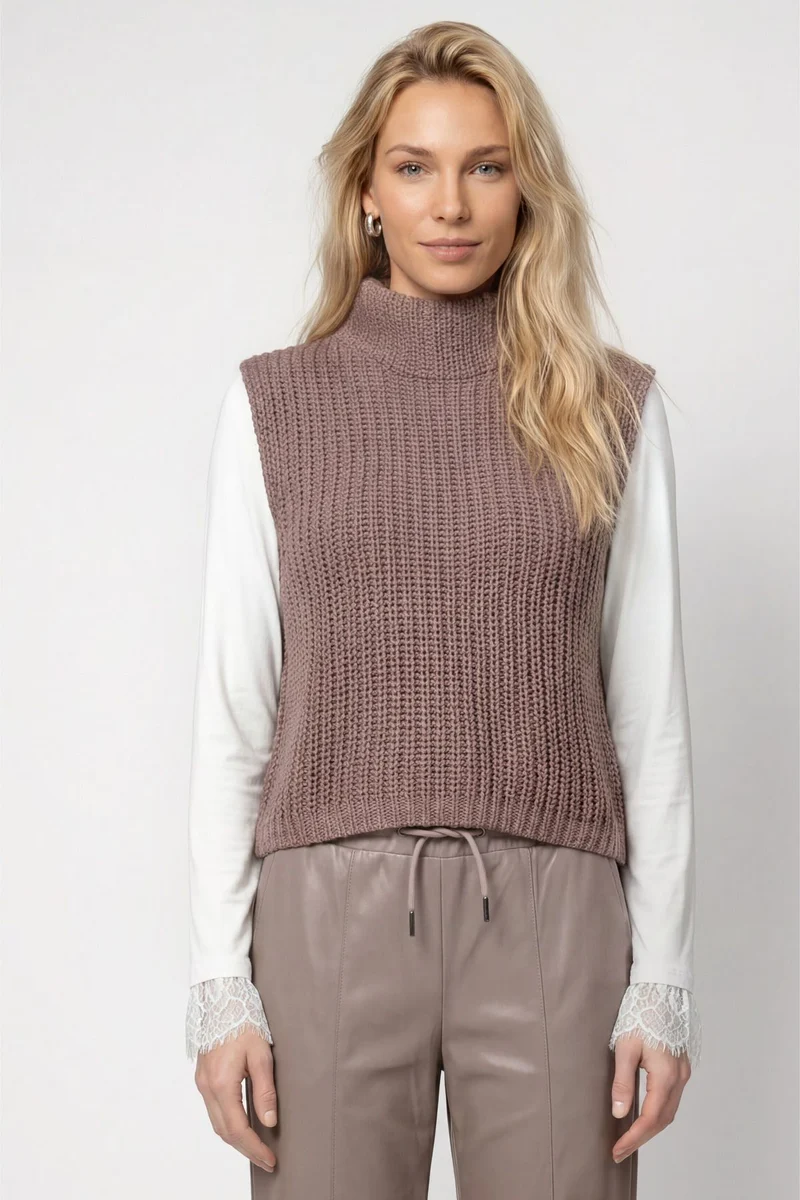 Pullunder, taupe