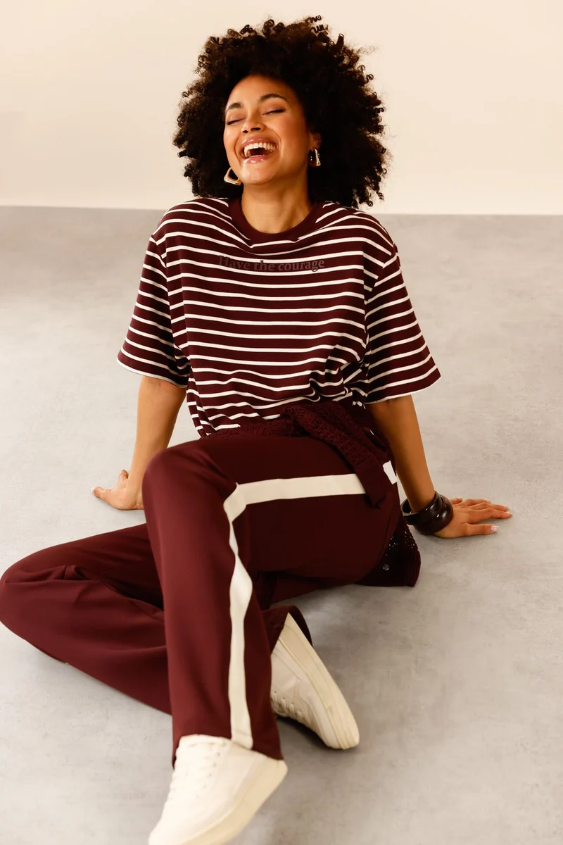 Hose, dark bordeaux