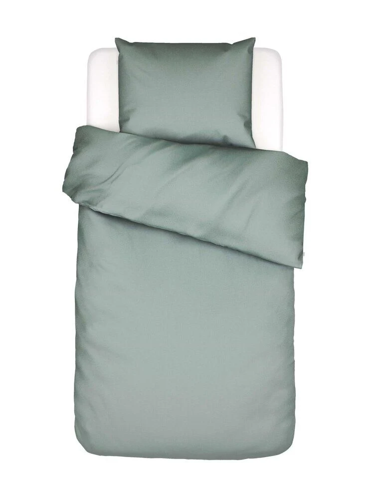 Essenza Minte Dusty Green Bettwäsche 1p set 135x200+1 Kissenbezug