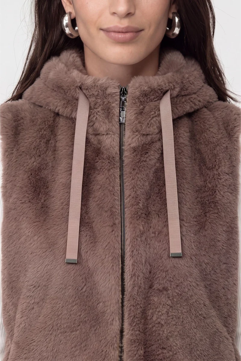 Weste, taupe