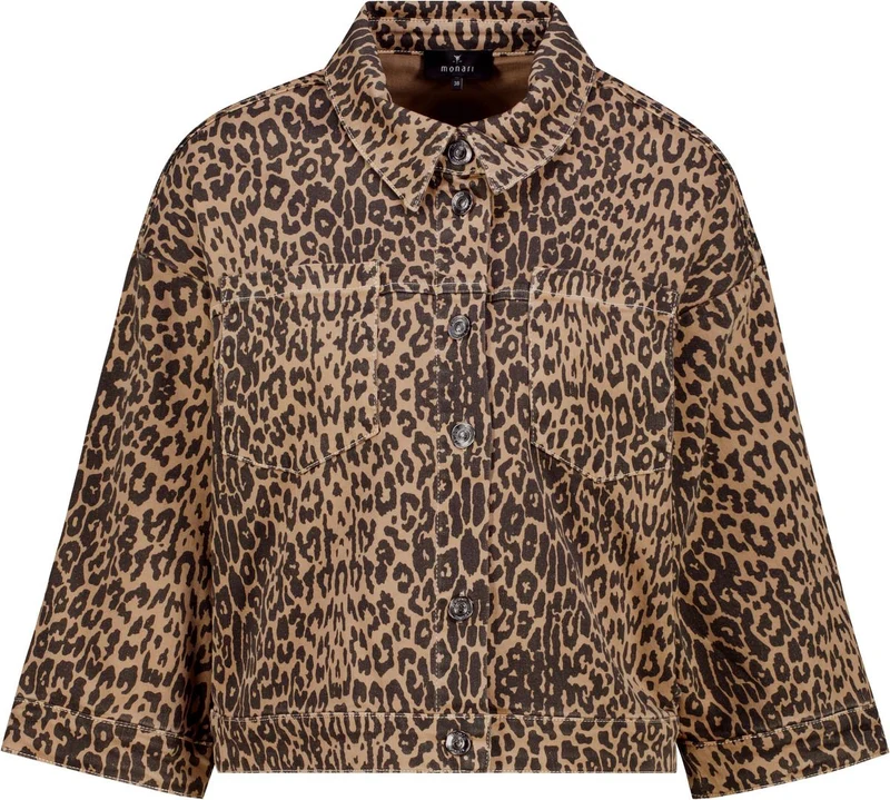 Jacke, brown sugar gemustert
