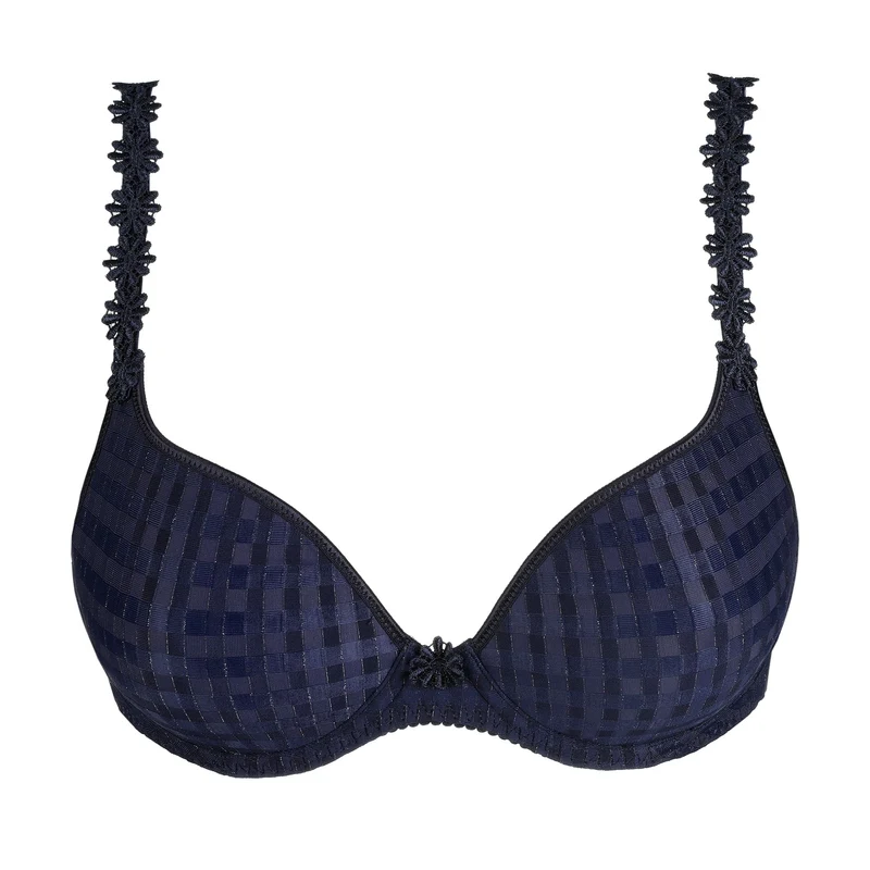 AVERO velvet blue Unterlegter BH Herzform