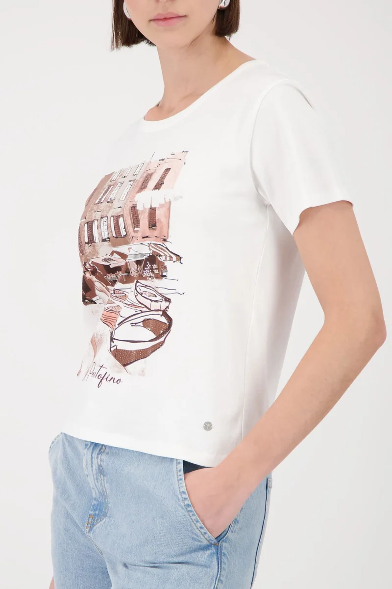 T-Shirt, cream