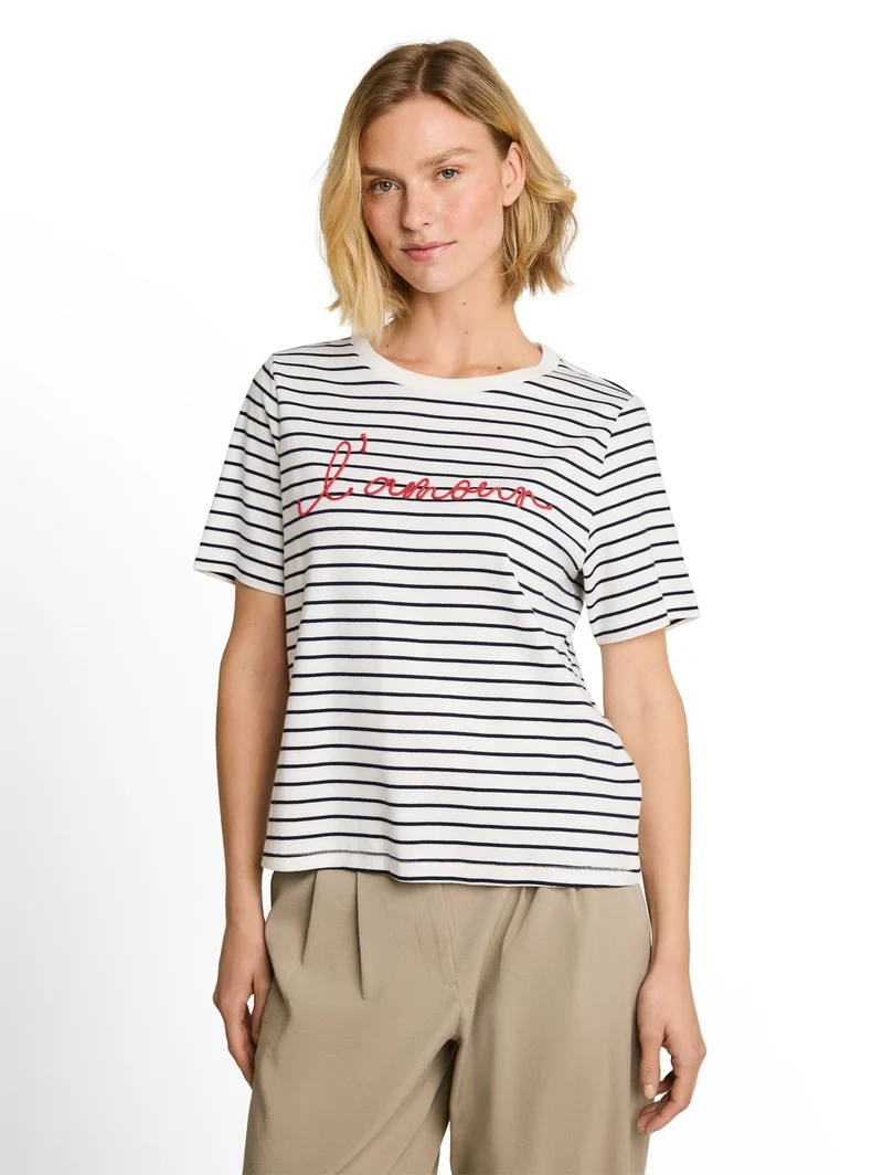 T-Shirt mit Schriftzug
