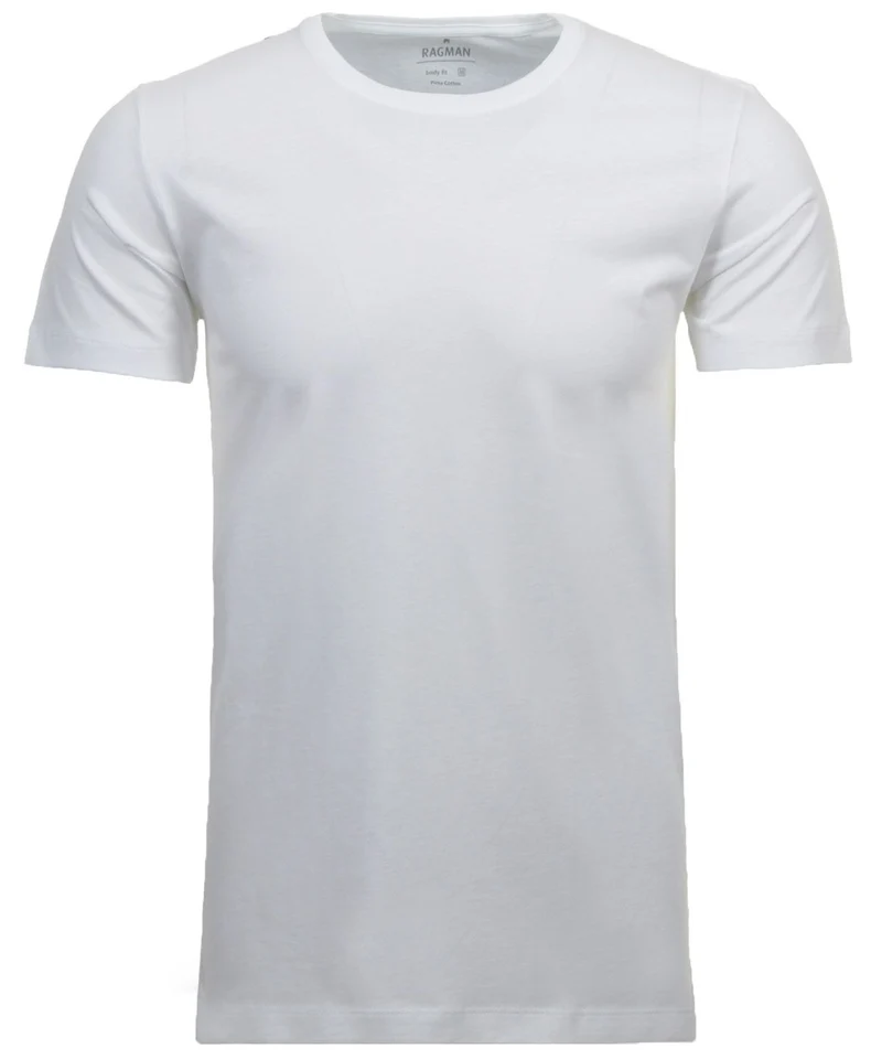 2 T-Shirt Doppelpack Bodyfit mit Rundhals