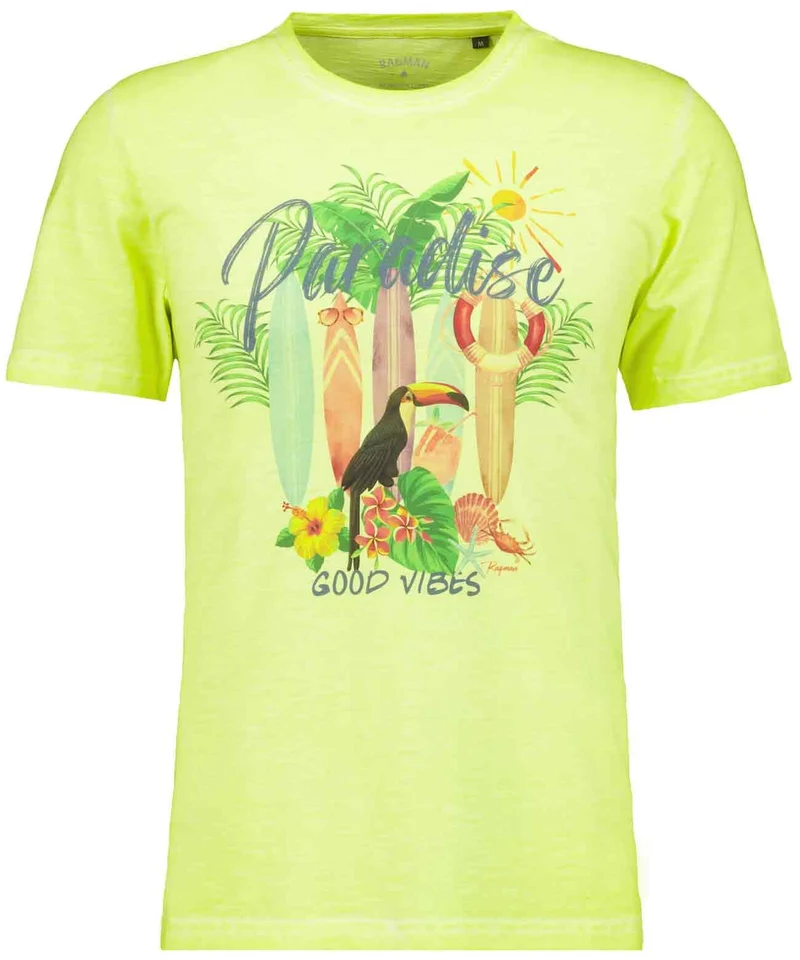 T-Shirt "Beach", Rundhals