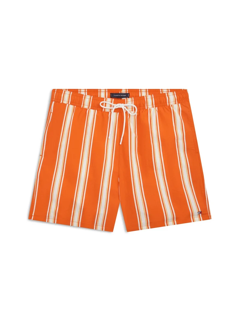 Print Mid Length Swim Shorts