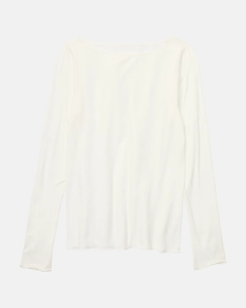 Shirt Langarm cashmere dream Stand, champagner