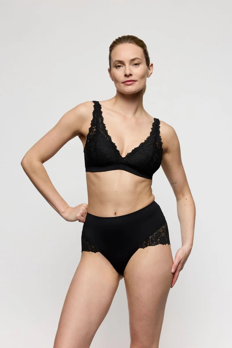 SOFT STUDIO schwarz Taillenslip