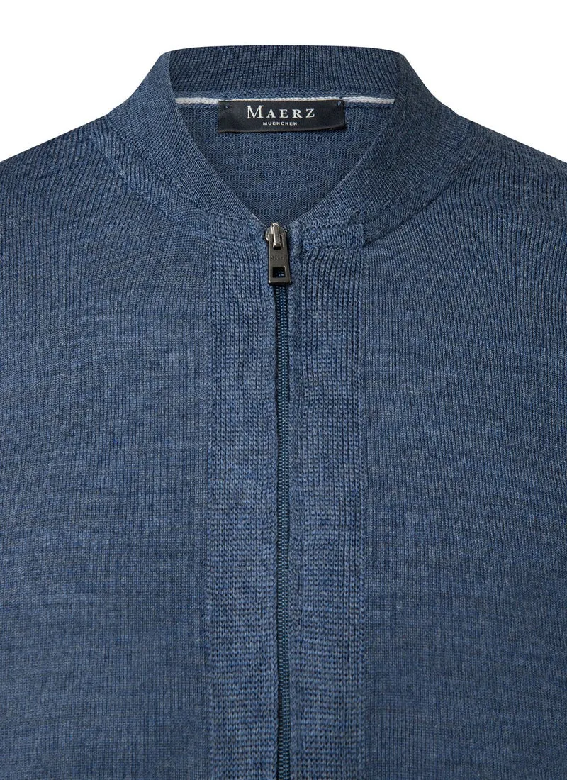 Strickjacke Zip 1/1 Arm