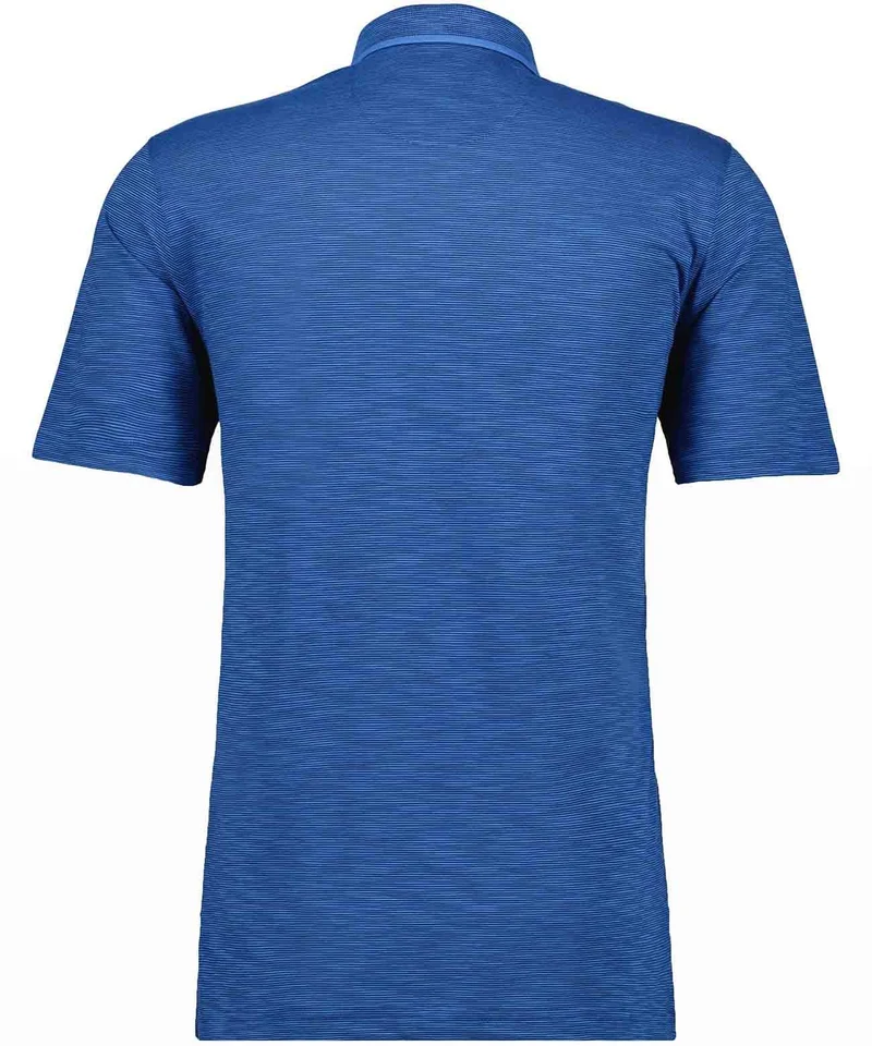 Softknit-Polo gestreift, Flammdesign
