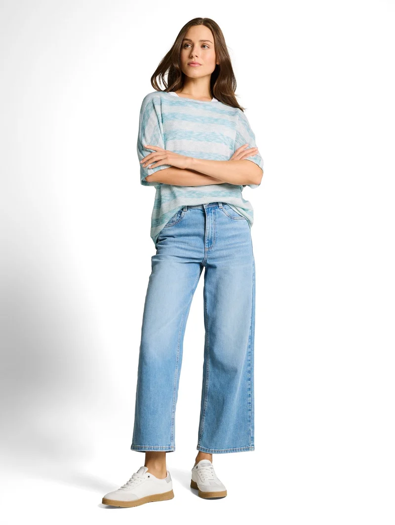 Loose Fit T-Shirt mit Fledermausärmeln