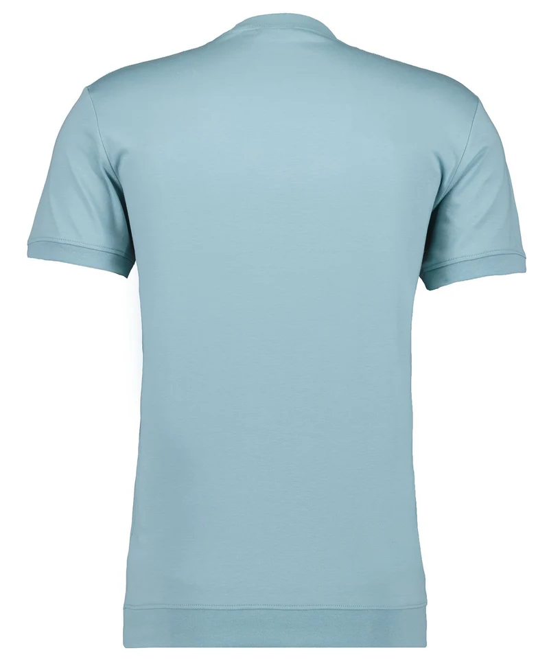 Pima T-Shirt Rundhals mit Bündchen