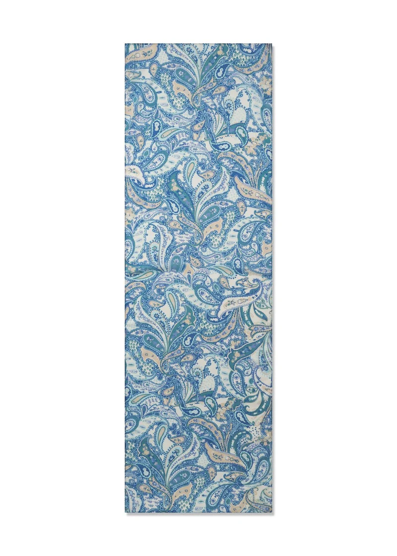 Schal aus recyelter Polyesterware mit gedrucktem Paisleymuster