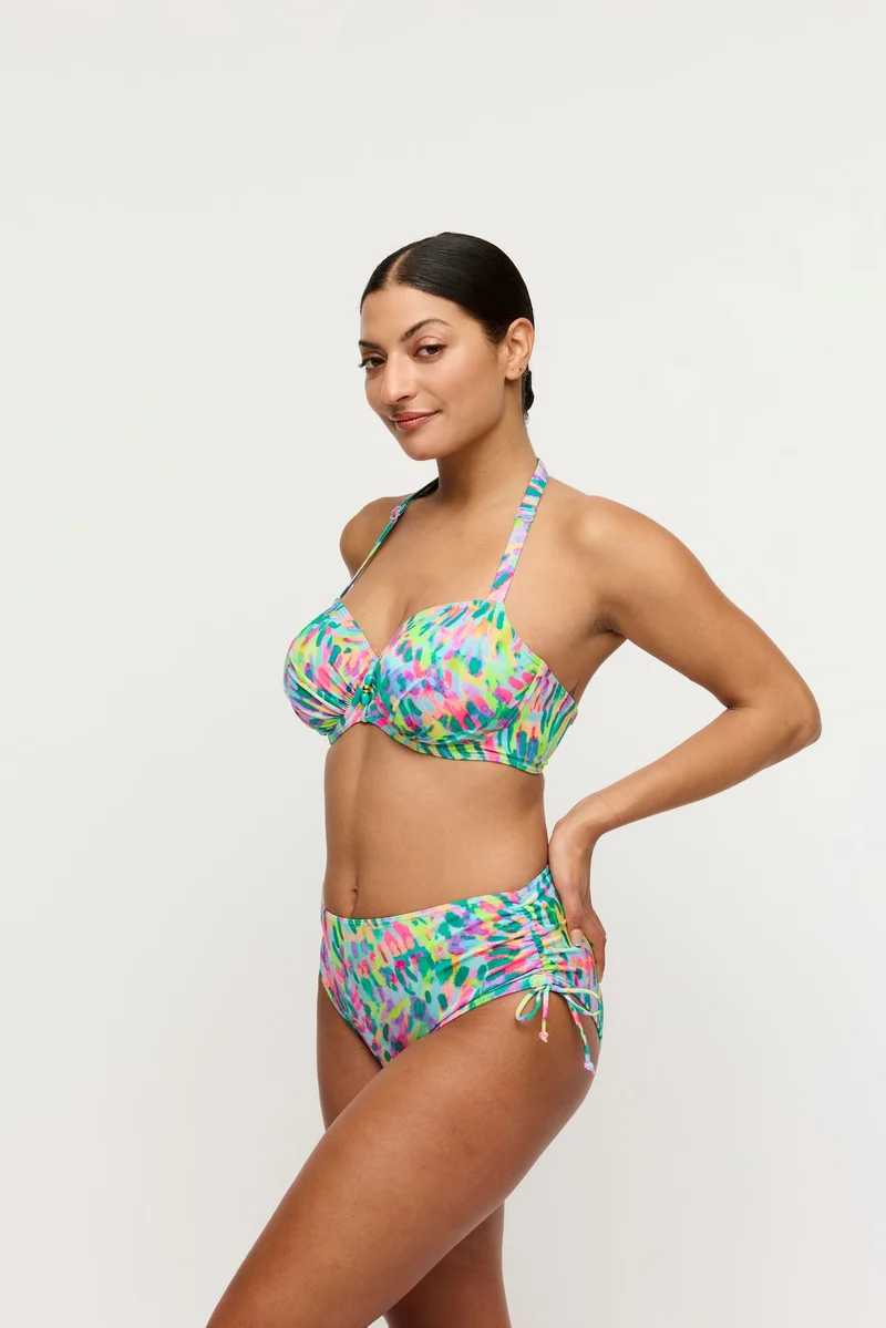 DOUALA Impressionist Summer Bikini Taillenslip m. Schnur