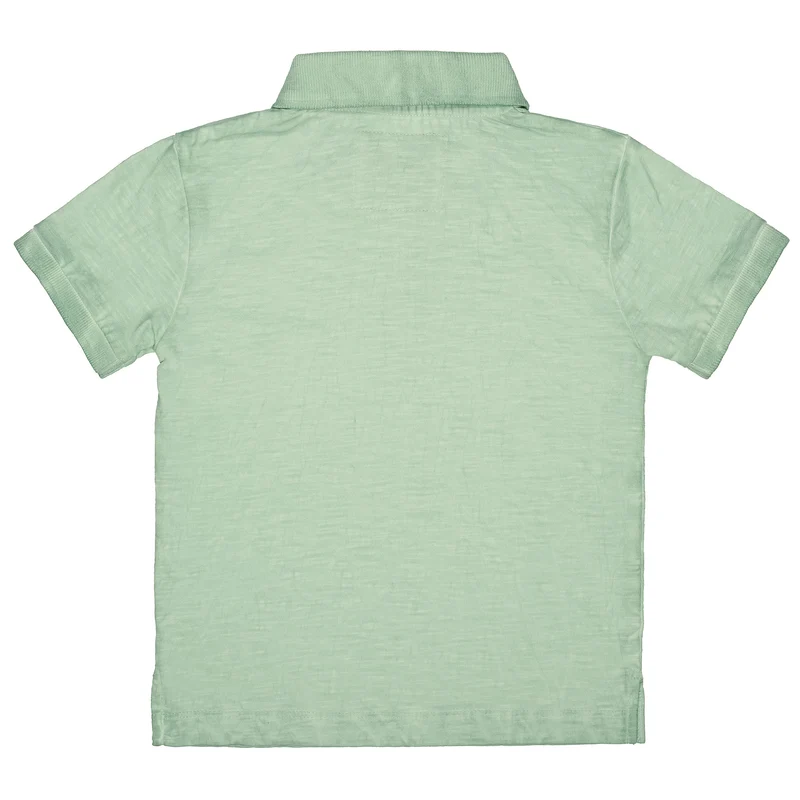 BASEFIELD Poloshirt mit Label-Stickerei