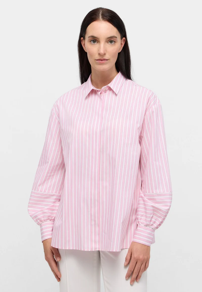 Bluse Satingewebe Langarm