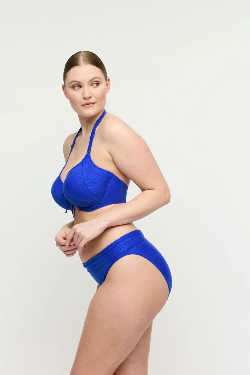 MANTAS electric blue Vollschalen Bikini-Top