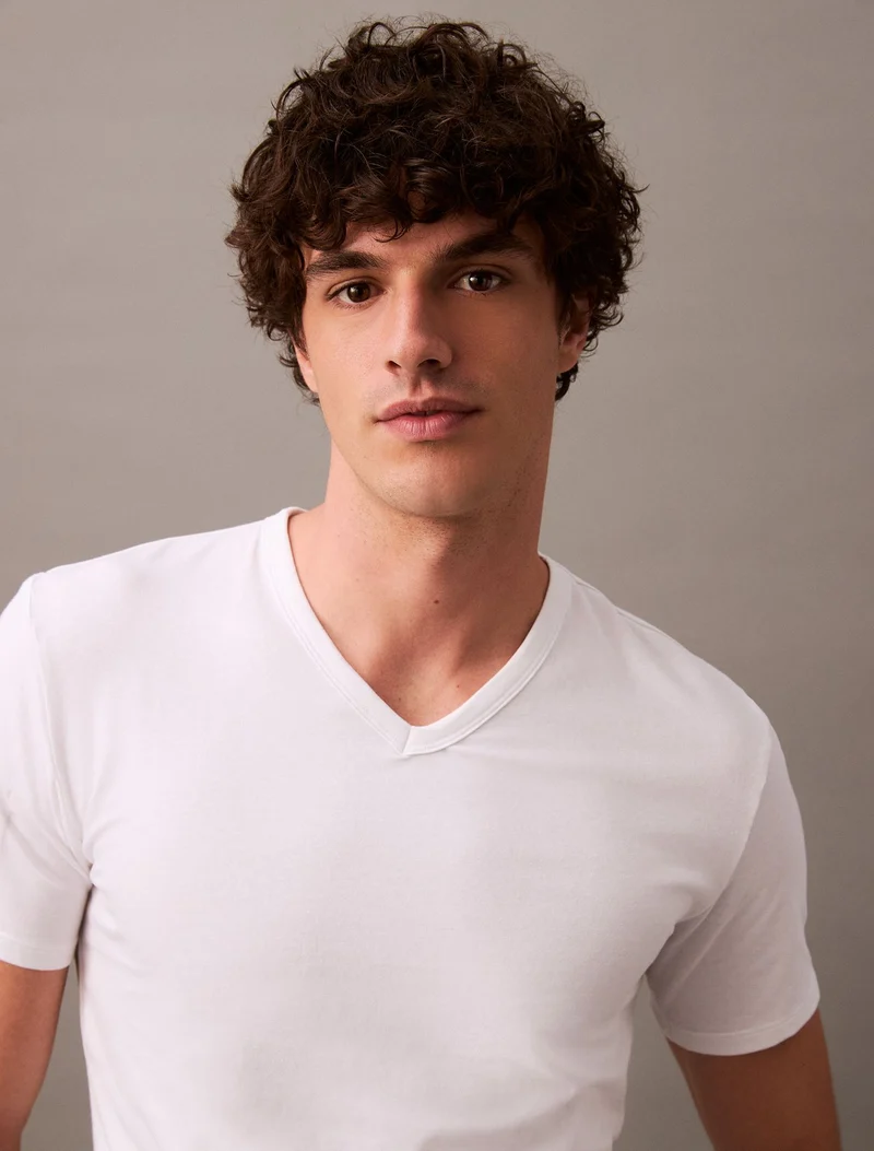 S/S V NECK 3PK