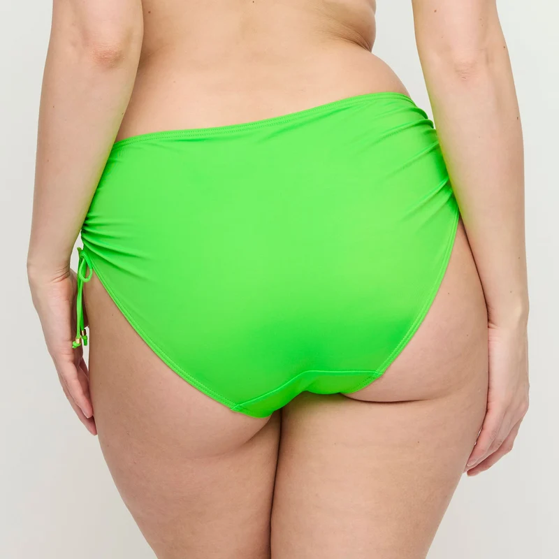 PILON Neon Lime Bikini Taillenslip m. Schnur