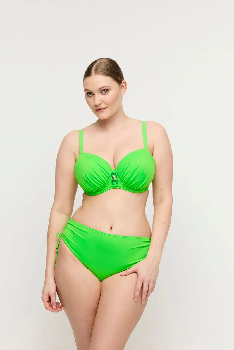 PILON Neon Lime Bikini Taillenslip m. Schnur