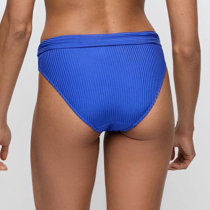 EMLY electric blue Bikinislip mit Umschlag