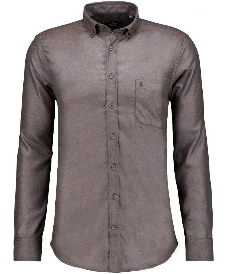 Uni-Hemd Ceramica, Button-down-Kragen