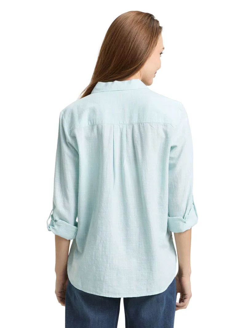 Bluse mit Brusttaschen