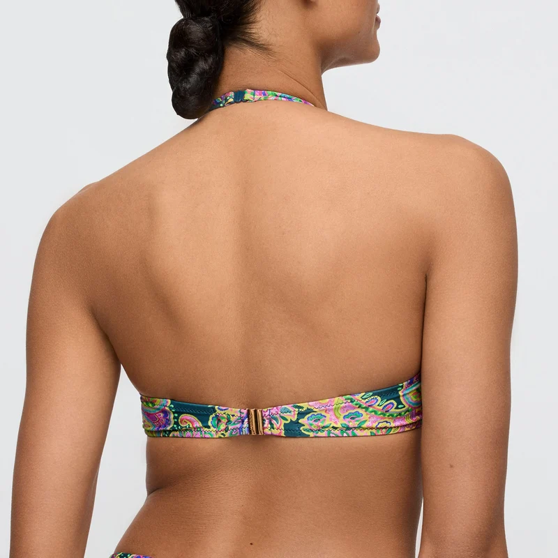 JOLISE Tropical Paisley Unterlegter Bikini Herzform
