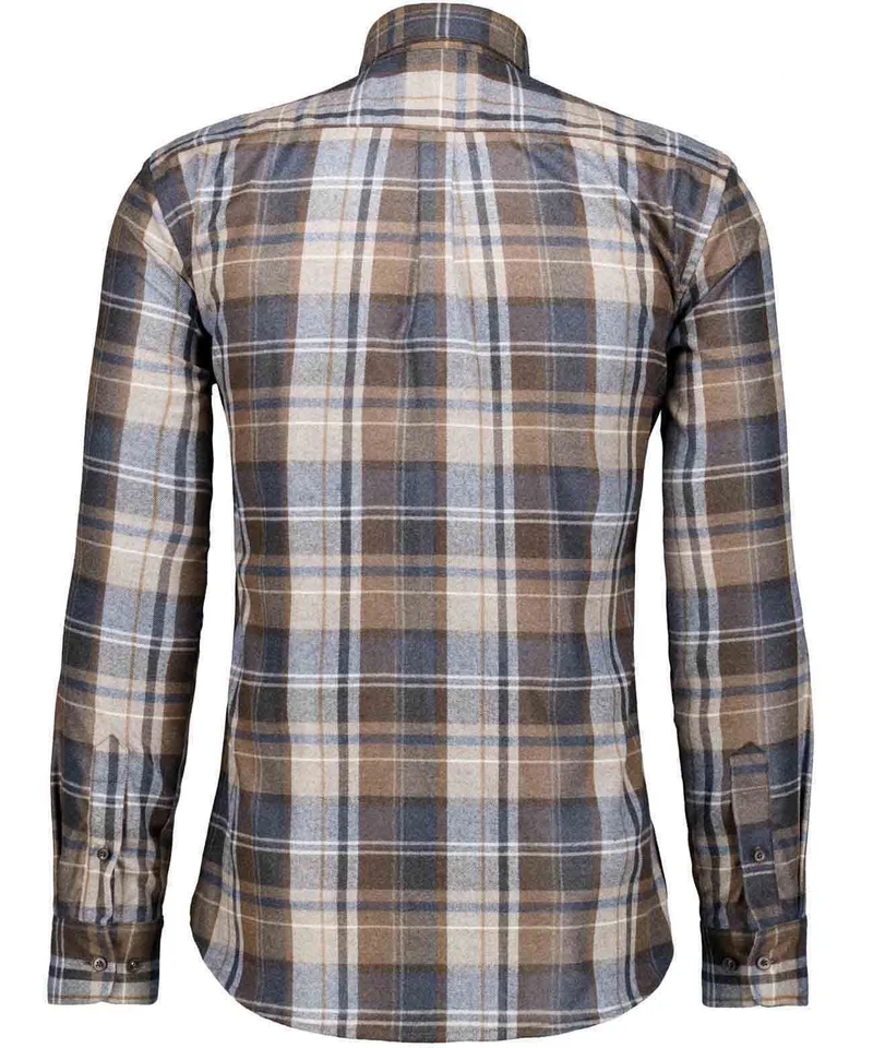 Karo-Hemd Ceramica, Button-down-Kragen