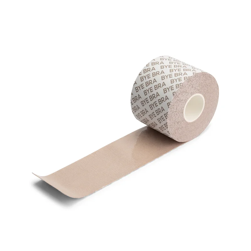 ByeBra - Doppelseitiges Körperklebeband (5 cm) Beige