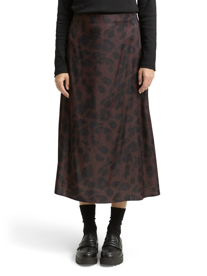 Satin Midi-Rock