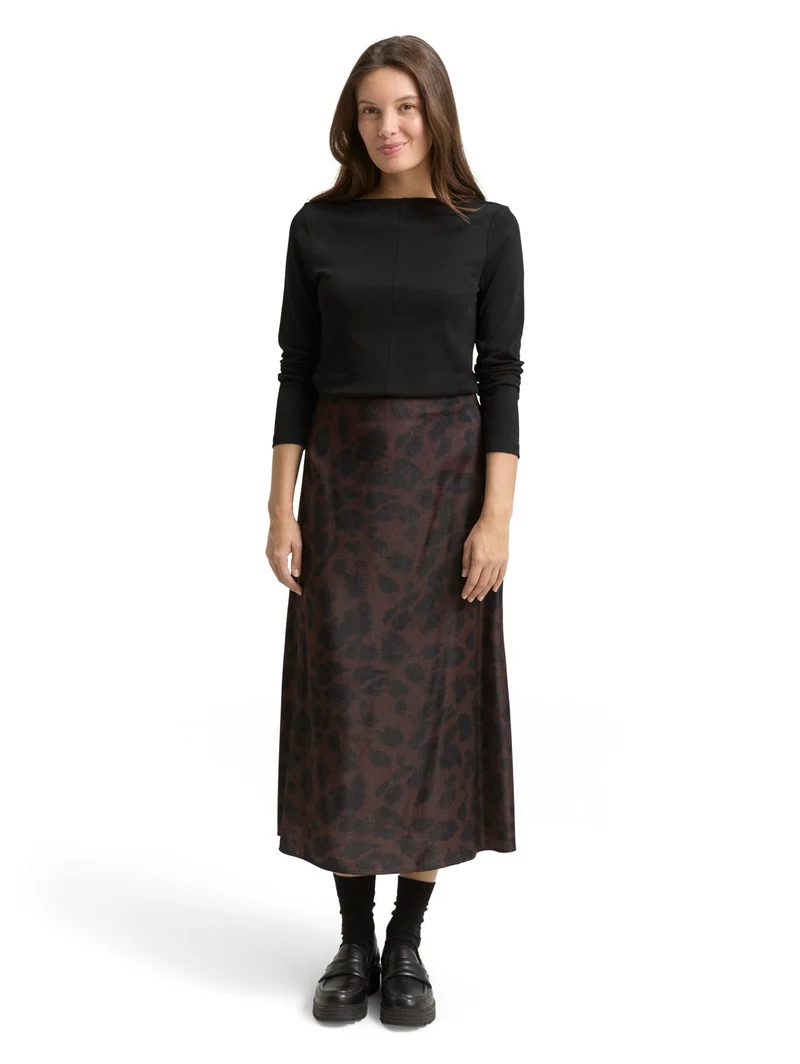 Satin Midi-Rock