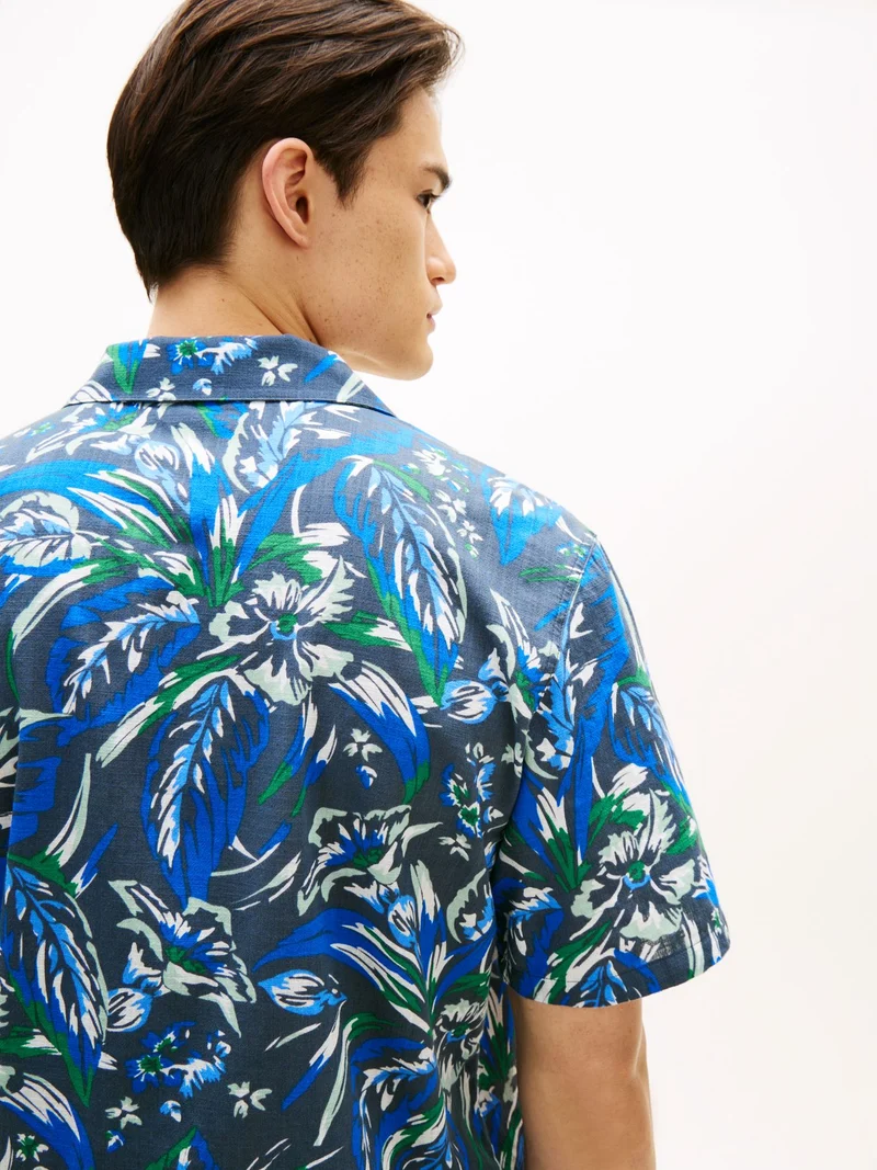 WOVEN BOWLING SHIRT PRINT