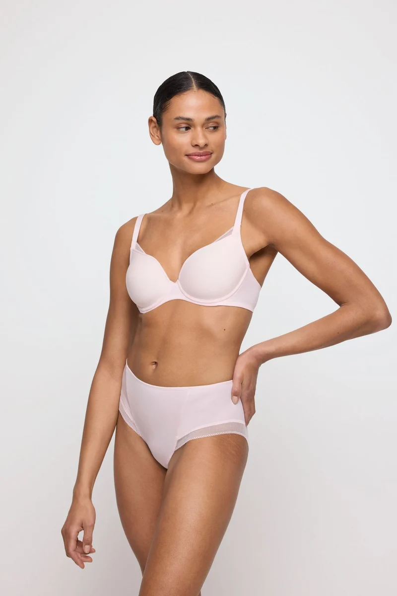 MILAO pastel pink Unterlegter BH Herzform
