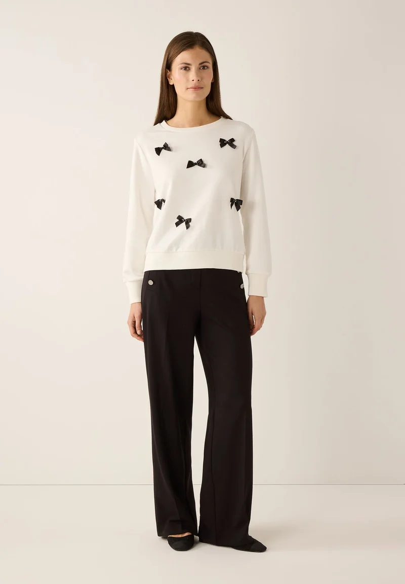 Sweatshirt mit Schleifen