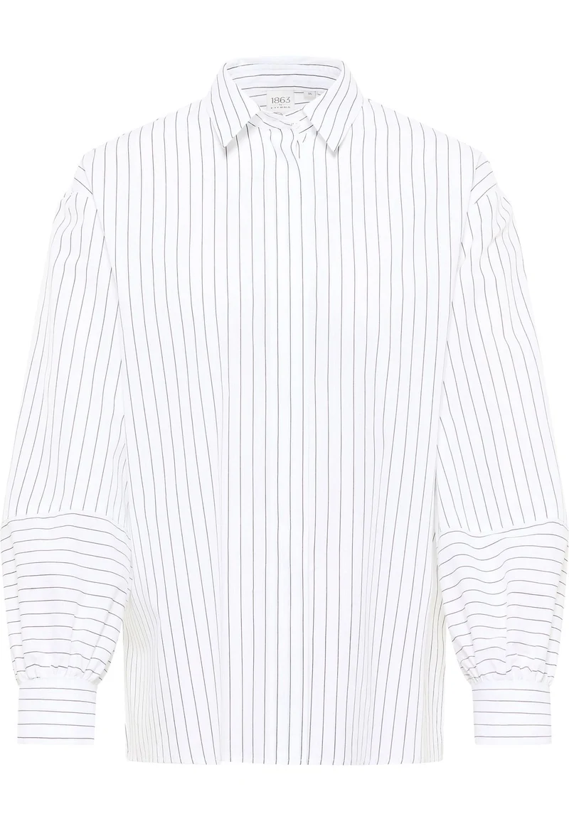 Bluse Popeline Langarm