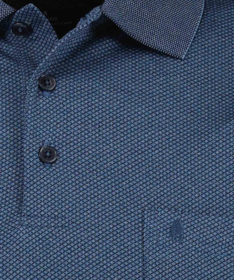 Softknit-Polo "Fischernetz"