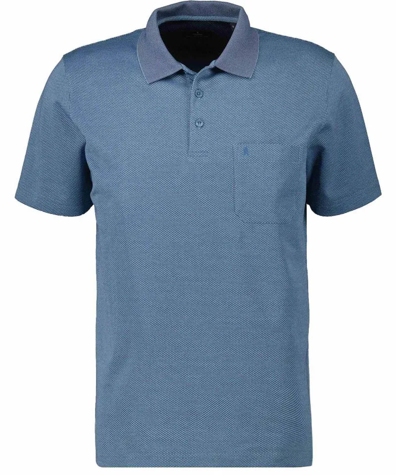 Softknit-Polo "Fischernetz"