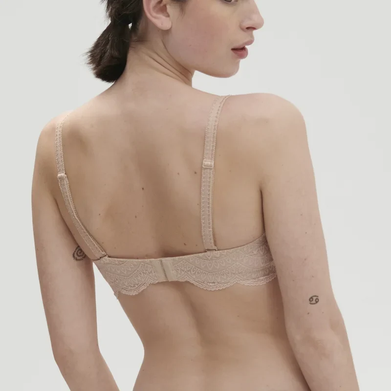 Simone Perele – Karma Trägerloser Plunge-BH Peau Rosée