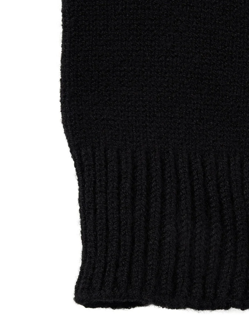 Handschuhe aus Rippstrick