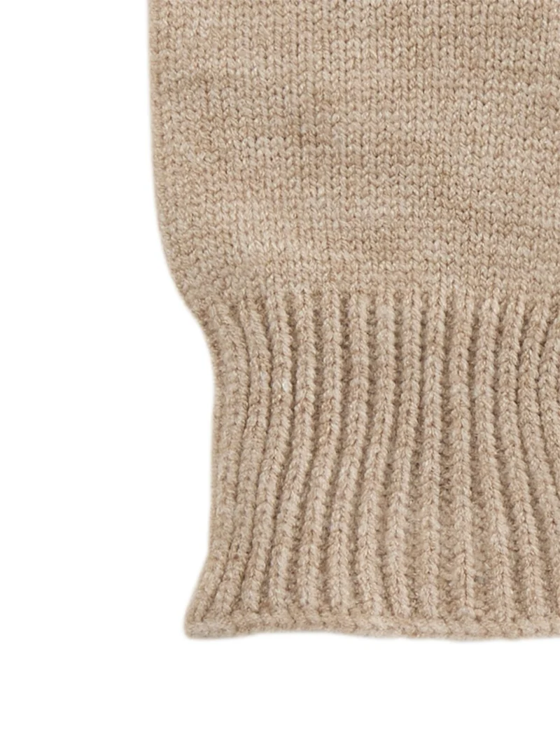 Handschuhe aus Rippstrick