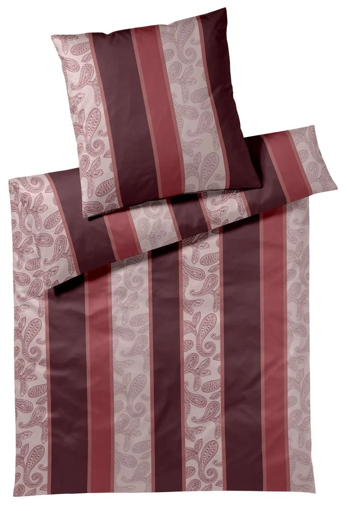 Elegante Bettwäsche Paisley Stripes