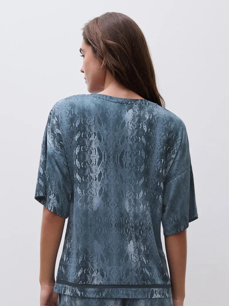 Chantelle Easyfeel - Joe Kurzarm-T-Shirt Jeans Snake