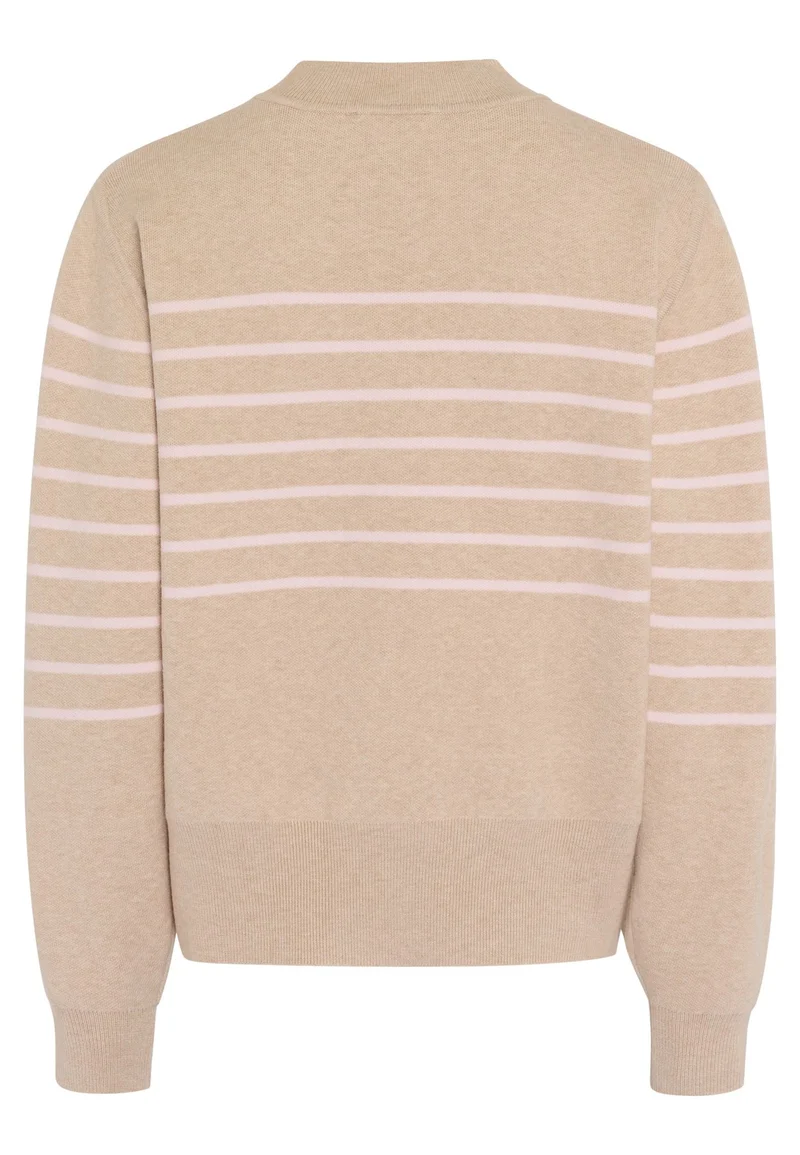 Pullover mit plazierten Ringeln