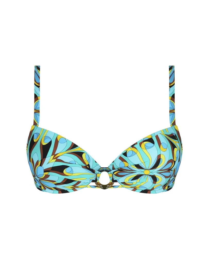 Antigel Swimwear von Lise Charmel - La Psychedelique Gepolstertes Bikini-Oberteil Bleu Vibrant