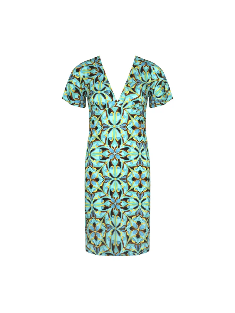 Antigel Swimwear von Lise Charmel - La Psychedelique Town Dress Bleu Vibrant